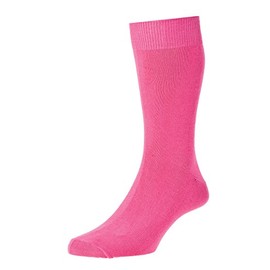 HJ HALL Colours HJ48 Men's Socks Fuchsia Size 6 to 11