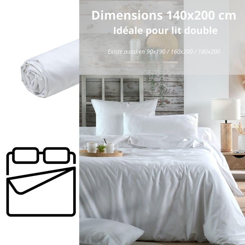 STOF Fitted Sheet, Size 140 x 200 cm, Large Stretch