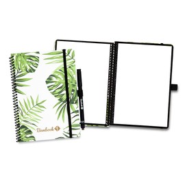 BAMBOOK Tropical Notebook - A5 - Blank, Reusable Notebook, Notepad, Reusable Notebook