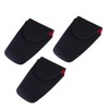 Operitacx 3pcs Camera Lens Bags Durable Shockproof Lens Pouches for