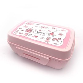 Fackelmann Lunch Box Rettangolare "Princess" 2.2L, 20x13x8,5 cm - Portapranzo Grande Bambini in PP con Clip - Ideale Scuola, Gite - Contenitore merenda, Lavare a Mano, Linea Mini Cooking
