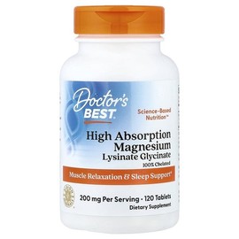 Doctor's Best, High Absorption Magnesium, 120 Tablets (100mg per tablet) / Doctor's Best (닥터스베스트), 고흡수 마그네슘, 120정(1정당 100mg)