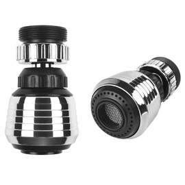 VIPMOON Kitchen Faucet Aerators, 2 Pack 360 Swivel Kitchen Sink Faucet Sprayer Aerator Water Saving Kitchen Accessories