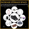 4PC Car Storage Net Organiser (40x25cm) - Universal Elastic Mesh
