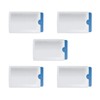 Jedebartey RFID Blocking Credit Card Protector Sleeves, 5Pcs Card Protection