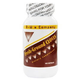 O. W. Bionics Fresh Ground Cloves Capsules, 100 Count
