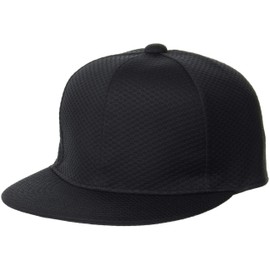 SK BC068 Men's Baseball Cap, Flat Brim, black (90)