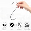Kapokr Pack of 40 Meat Hooks S Hooks Stainless Steel
