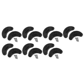 7 Pairs Traveler Men's Shoe Heel Plates Taps with Nails - Extra Large