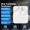 Generic AI Translation Earbuds, Bluetooth 5.4 Real Time Translator with