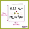 Funny Valentines Card Girlfriend | Cute Bee my Valentine Valentine’s