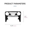 Car Carbon Fiber Dash Center Control Panel Cover Trim Interior