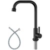 Aolemi Black Cold Only Water Kitchen Faucet Commercial Bar Tap