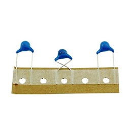 Ceramic Capacitor 1nF 400V AC Hitano JD102MY5U Y1 d6x5 mm 1000pF Pack of 5