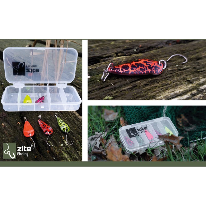 Zite Fishing Trout Blinker Set Neon - 5 Pieces 3
