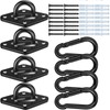 Feanron Hammock Hooks 4 Pack, Heavy Duty Hammock Hanging Kit,
