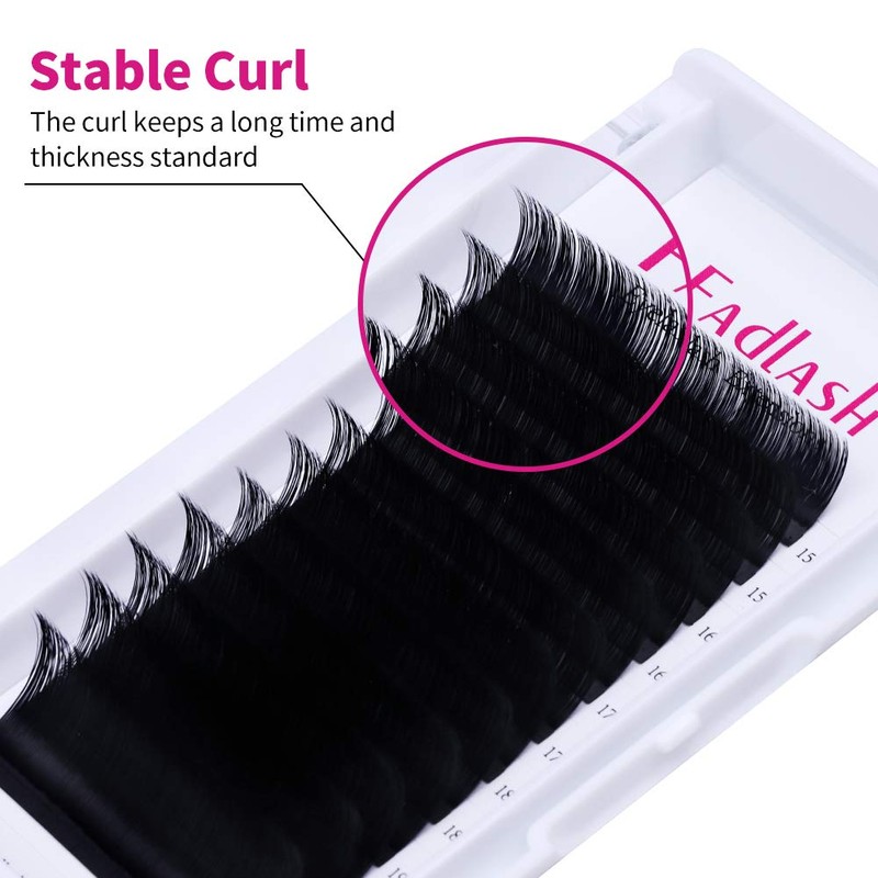 Self-Fanning Volume Eyelashes, Easy Fan Lashes for Eyelash Extensions, 12