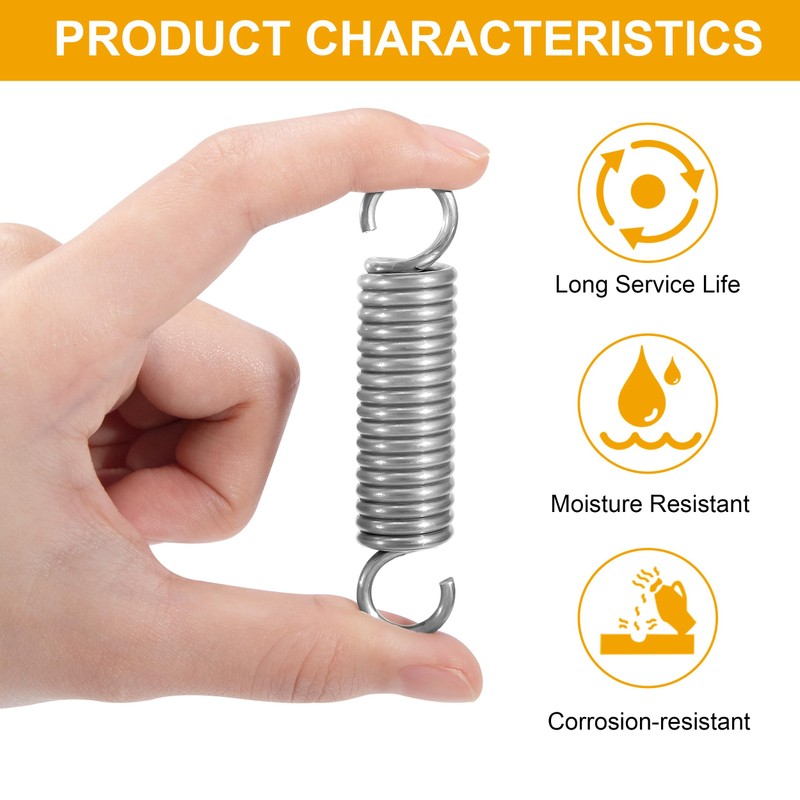 GUNGY Tension Springs with Hooks Stainless Steel Tension Spring Tension