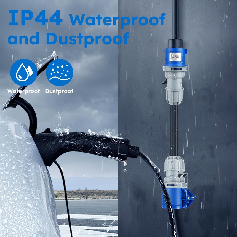 vapourd 32A Plug to 2 x 16A Sockets, 2 Way