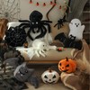 Halloween Spider Pillows, Spider Shaped Throw Pillow for Happy Halloween