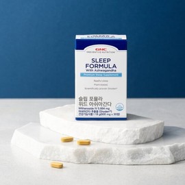 GNC Sleep Formula with Ashwagandha (30 Tablets, 30-Day Supply) x 3 / GNC 슬립 포뮬라 위드 아쉬아간다 (30정 30일분) x 3개