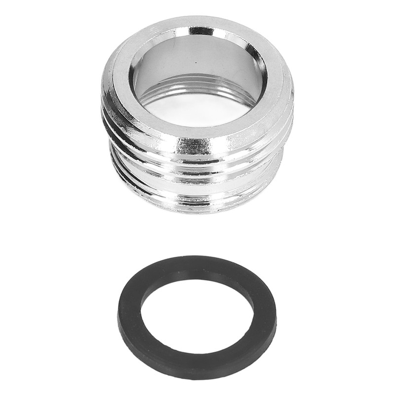 2 Sets Faucet Adapter Straight Thread 15/16in Male 27/32in Female