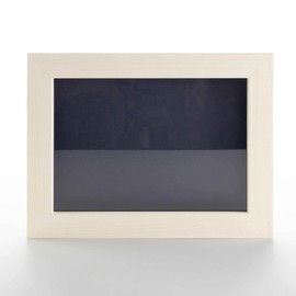 White Wash 24x30 Large Shadow Box Display Wooden Frame with Navy Acid-Free Backing UV Acrylic & Hanging Hardware - with 3/4" Usable Depth - Great Jersey Frame Display Case Shadowbox