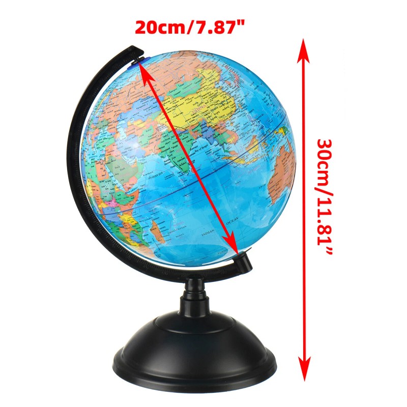 dreamrefit Luminous LED Lamp Globe World Map Display Teaching Toy