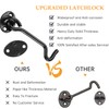 ZiYuya Hook and Eye Latch, Stainless Steel Gate Hook Cabin