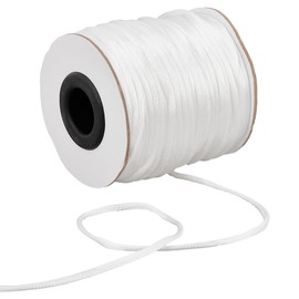 SUNNYCLUE 50 Yard Nylon Cord 2 mm Satin Ratail Nylon Cord Satin Silk Cord Bead Cord Satin Thread Chinese Knot Friendship Bracelet Cord for Jewellery Making Bead Cords Kumihimo