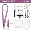 Stretchy Scrunchie Lanyard with ID Badge Holder, Women Teachers Keychain