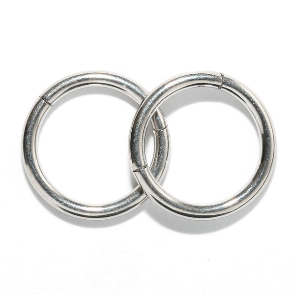 Rin Surgical Stainless Steel One-Touch Segment Ring, Body Piercing, Cartilage