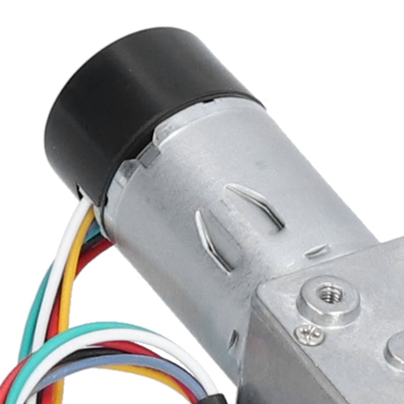 JGY‑370 Encoder Reduction Motor Full Metal Worm Gear Motor with