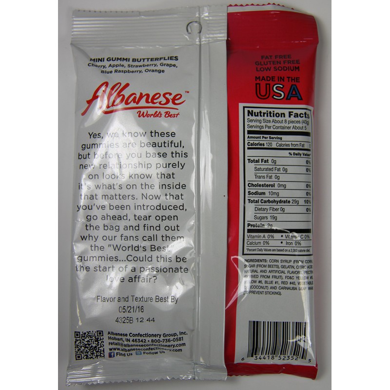 Albanese Mini Gummi Butterflies candy