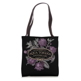 Funny Feminist Aqua Tofana Apothecary Vintage Women Tote Bag