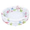 Inflatable Kiddie Pool PVC 31.5 Inch Cartoon Dinosaur Round Outdoor