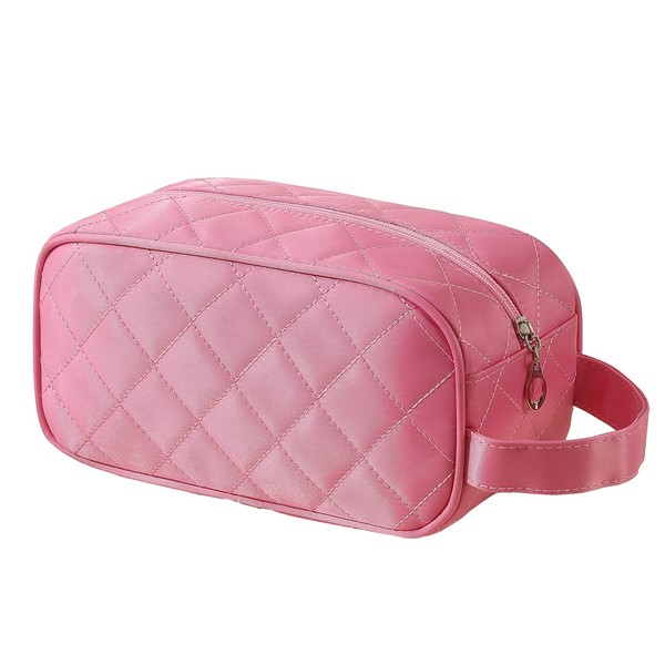 ONEGenug Cosmetic Bag, Women's Makeup Bag, Cosmetic Bag with Handle, Large Capacity, Make Up Bag