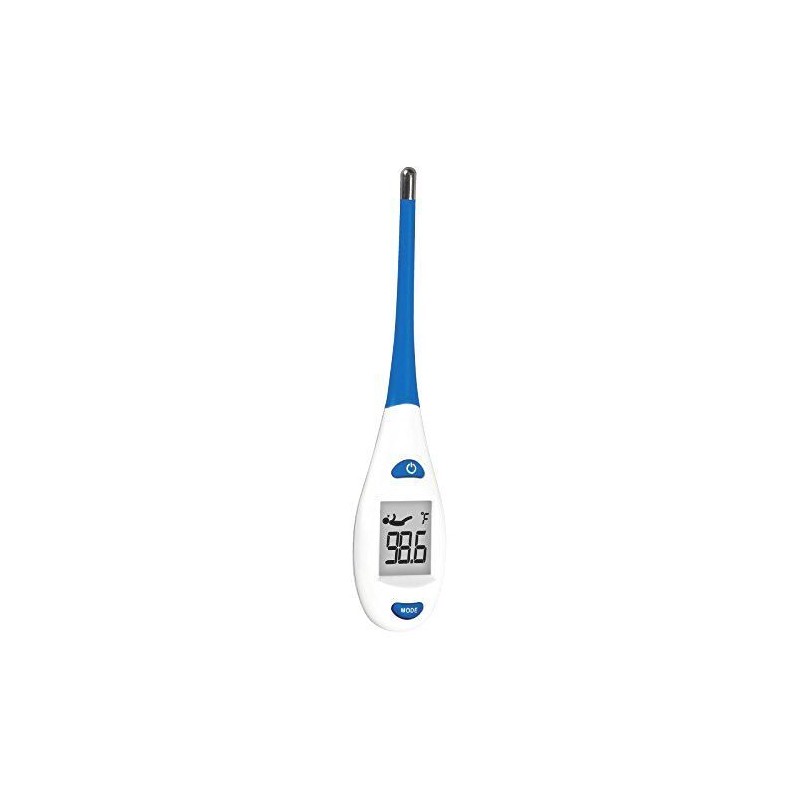 Veridian 08-363 2-Second Digital Thermometer, 0.63" x 0.73" LCD Display