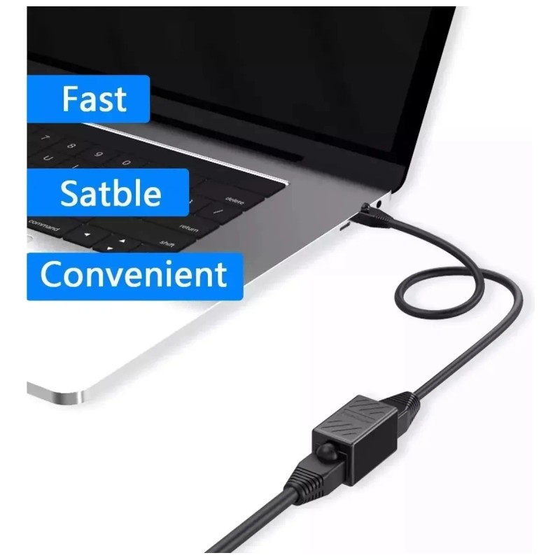 30 Cople Para Cable De Red Rj45 Cat6 Union Hembra