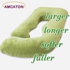 AMCATON 60 Inch Pregnancy Pillow for Sleeping, Extra Large U