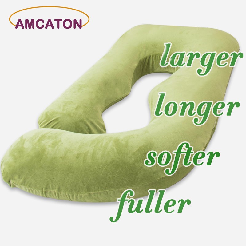 AMCATON 60 Inch Pregnancy Pillow for Sleeping, Extra Large U