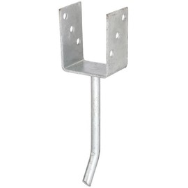 U-Shaped Post Anchor with Concrete Anchor made from Round Steel, 214067