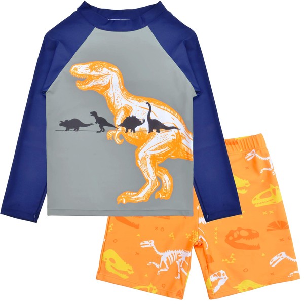 PASHOP Boys Swimsuit Rash Guard Boys' Swimwear Dinosaur Swimming Suits