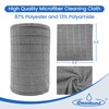 Greenfound Microfiber Cleaning Cloth Roll -80 Pack,Tear Away Towels for