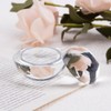 WSDMAVIS 4Pcs Crystal Clear Magnifying Glass Dome High Definition Half