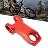 Bike Stem Red Aluminum Alloy Mountain Bike Handlebars Negative 17