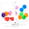 Kisangel 100pcs Raffle Balls Openable Plastic Lottery Balls Bright Colors