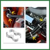 Motoforti 3pcs AN8 Car Hose Separator Clamp Fuel Line Connector