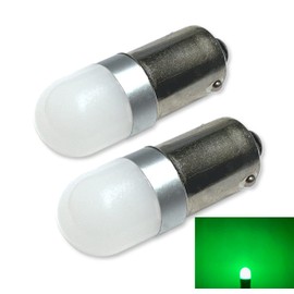 Aero-Lites #1813, 1816 Miniature Bayonet Bulb LED Replacement | 12/14-Volt | Ba9s Base | Bulb Shape: T10 and T3 1/4 | Replaces Bulb Numbers: 1813 1815 1816 1893 1898 756 and Others, Green, AL-1813