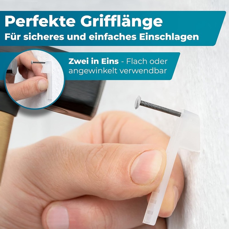 FIXXIA FIXXIA Bildern?gel mit oder ohne Einschlaghilfe, 30 Stck ?2mm,